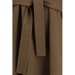 Brown Wool Oves Aries Coat