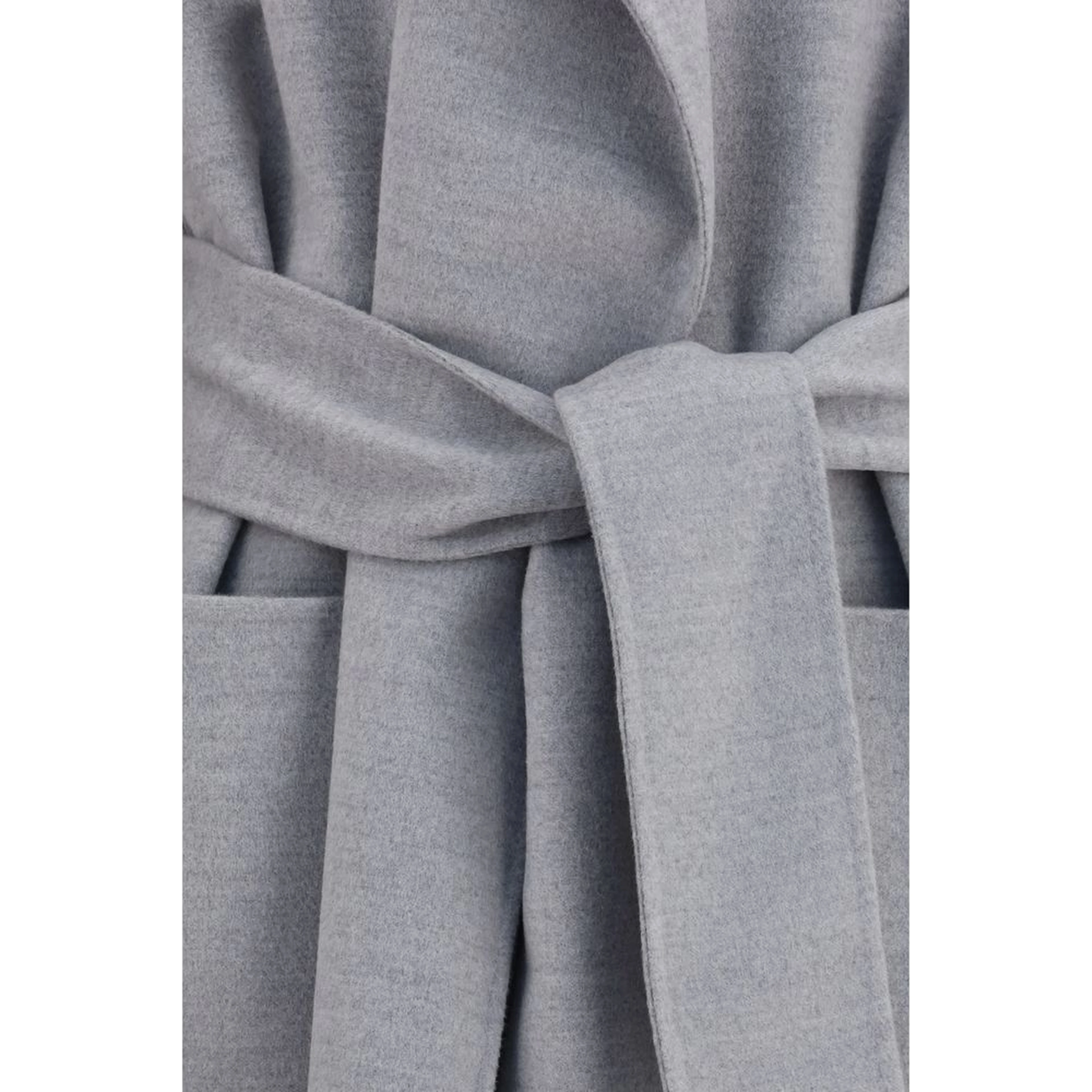 Gray Wool Oves Aries Coat