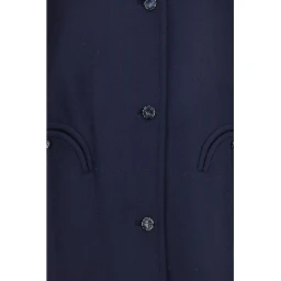Blue Wool Oves Aries Coat