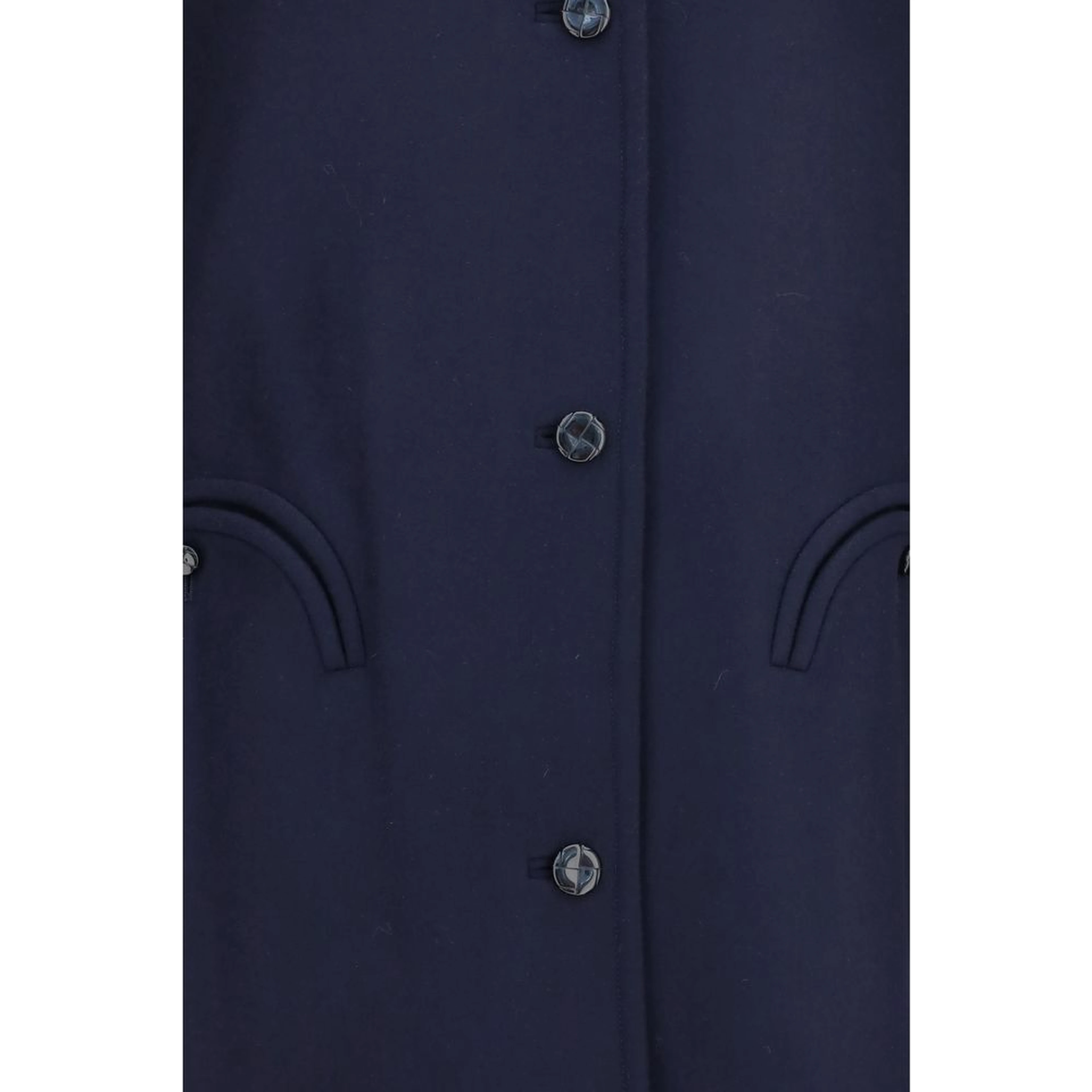 Blue Wool Oves Aries Coat
