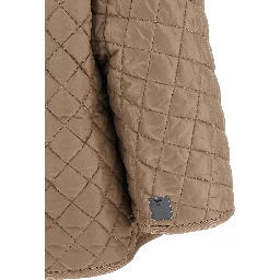 Beige Polyester Coat