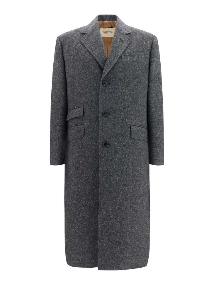 Gray Wool Oves Aries Coat
