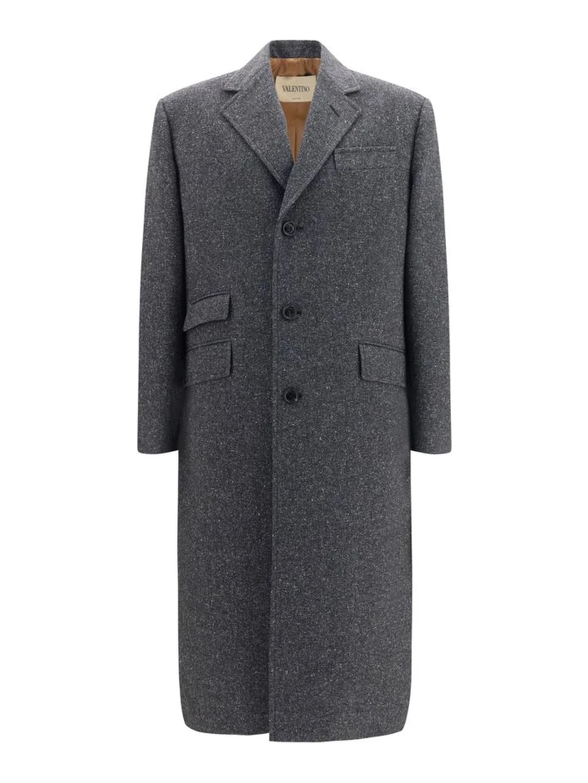 Gray Wool Oves Aries Coat