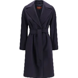 Blue Wool Oves Aries Coat