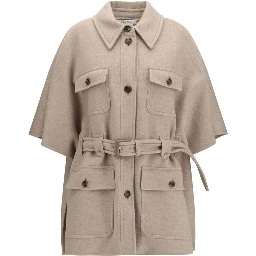 Beige Cashmere Coat