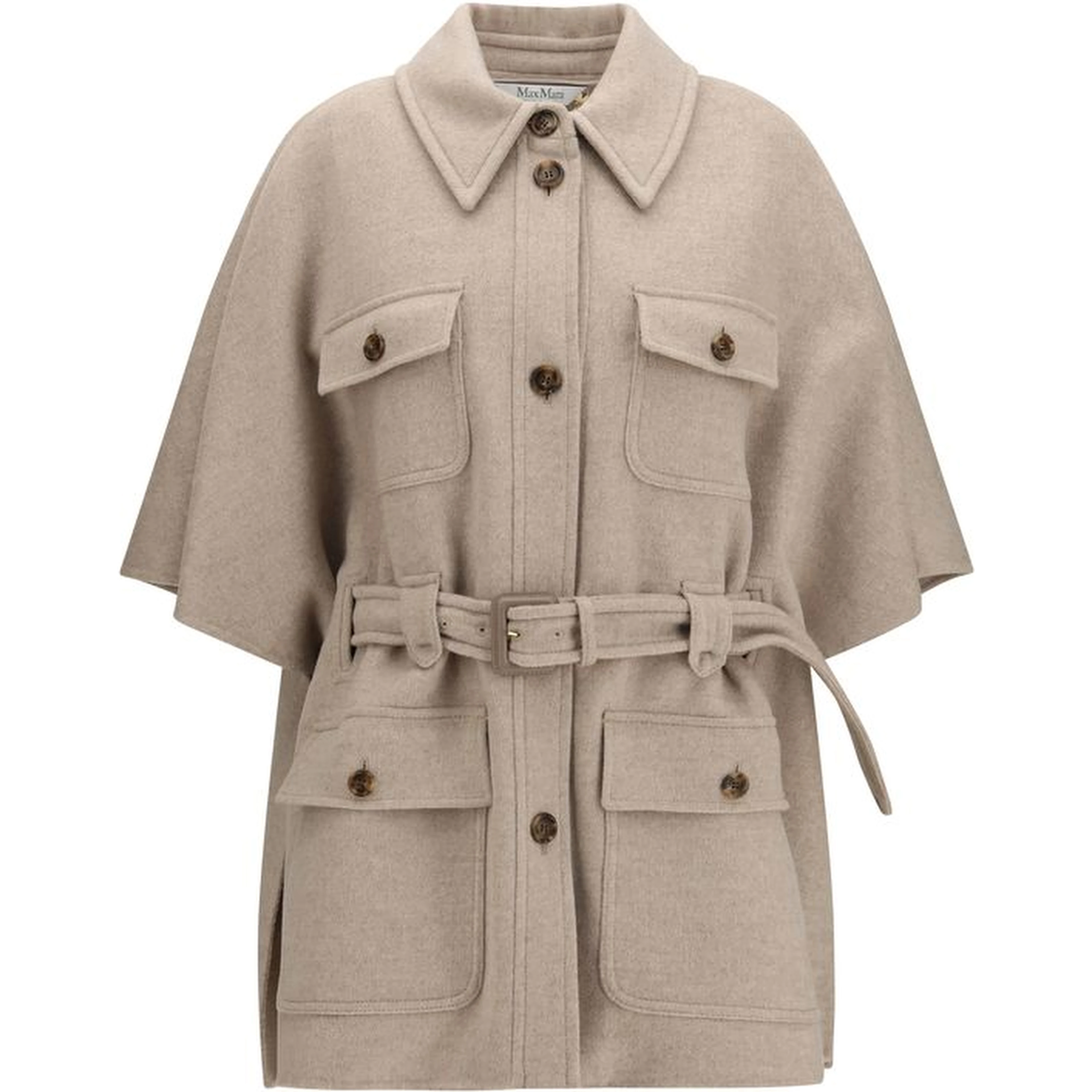Beige Cashmere Coat