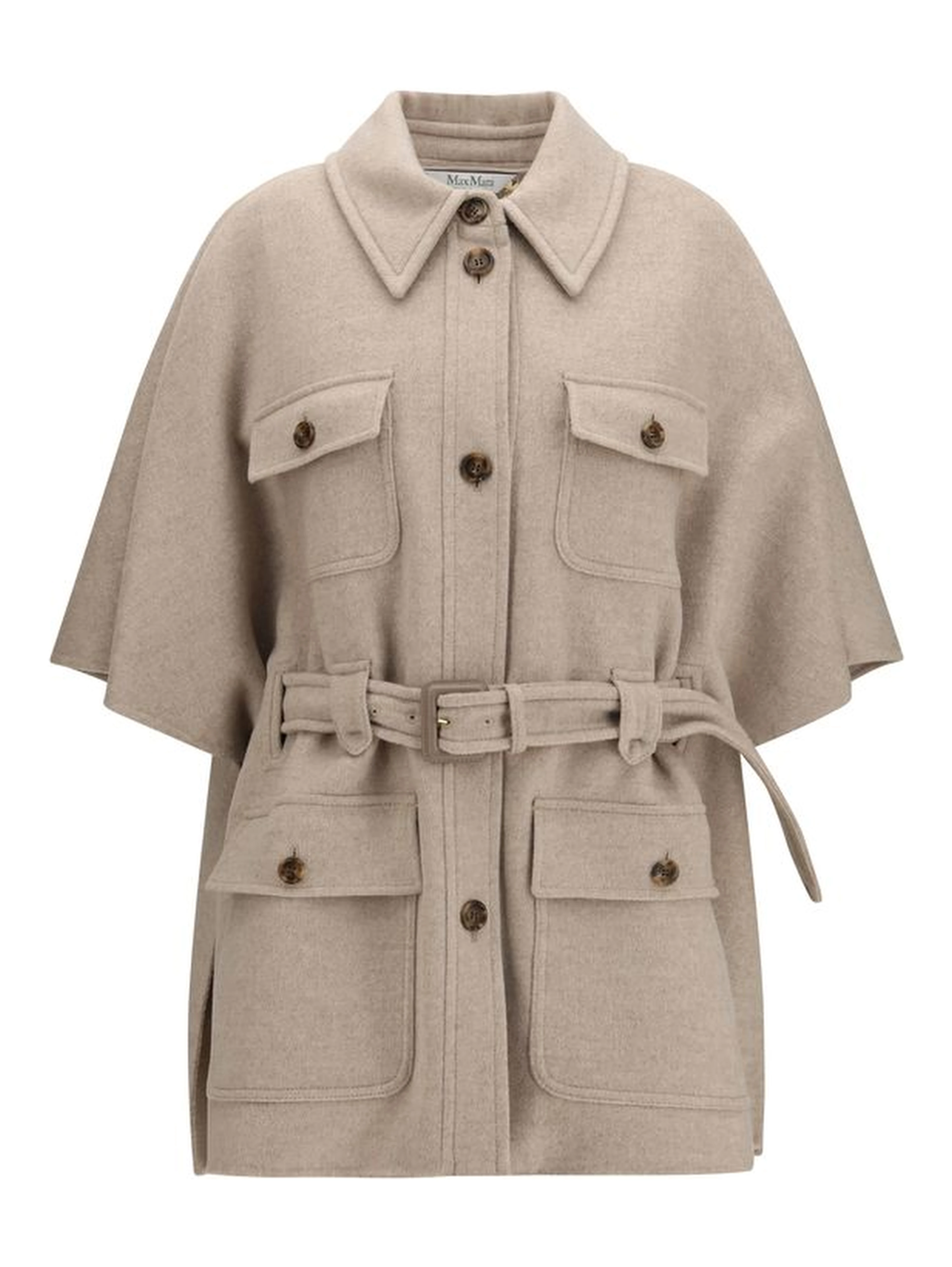 Beige Cashmere Coat