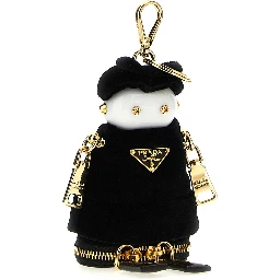Black Stainless Steel Keychain