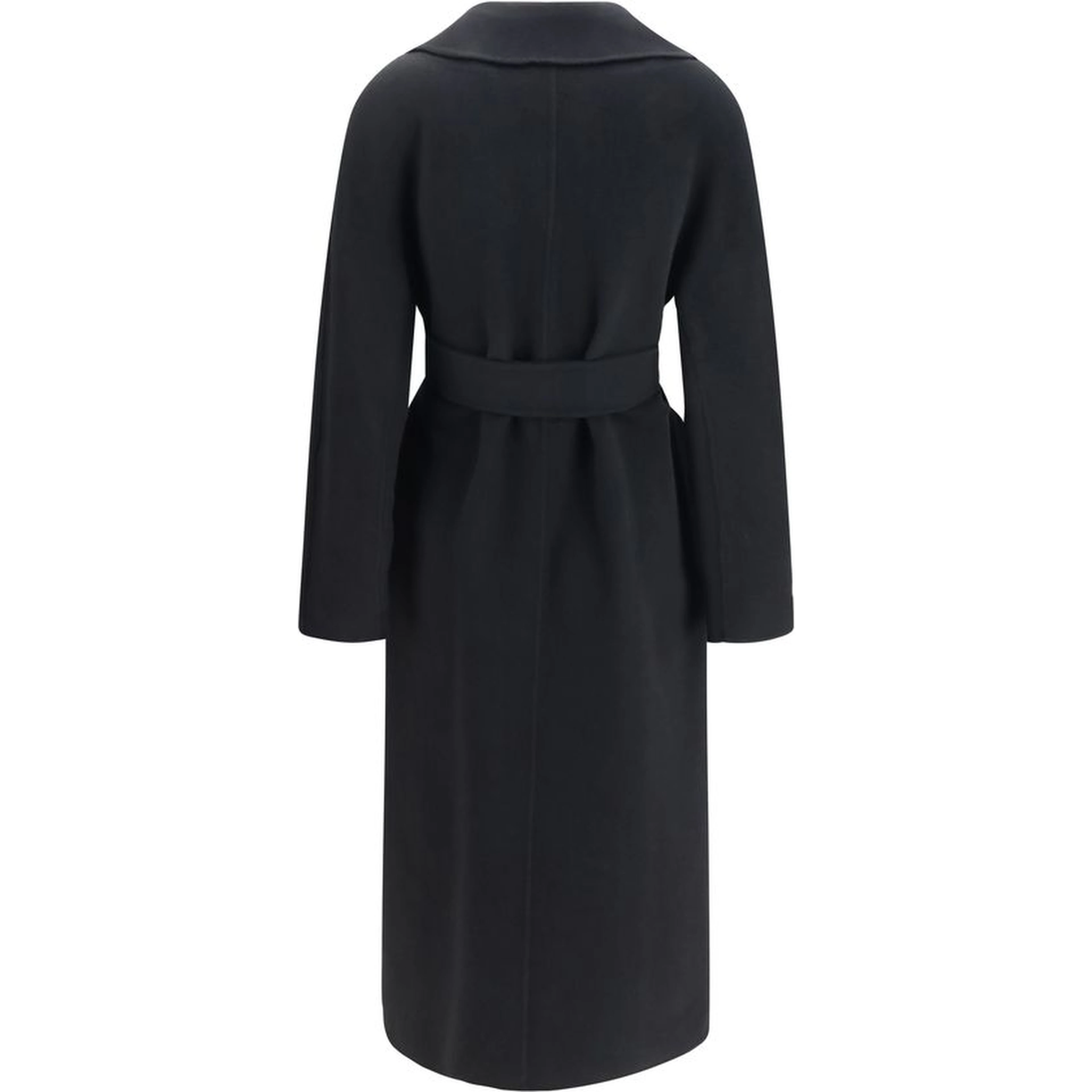 Black Wool Oves Aries Coat