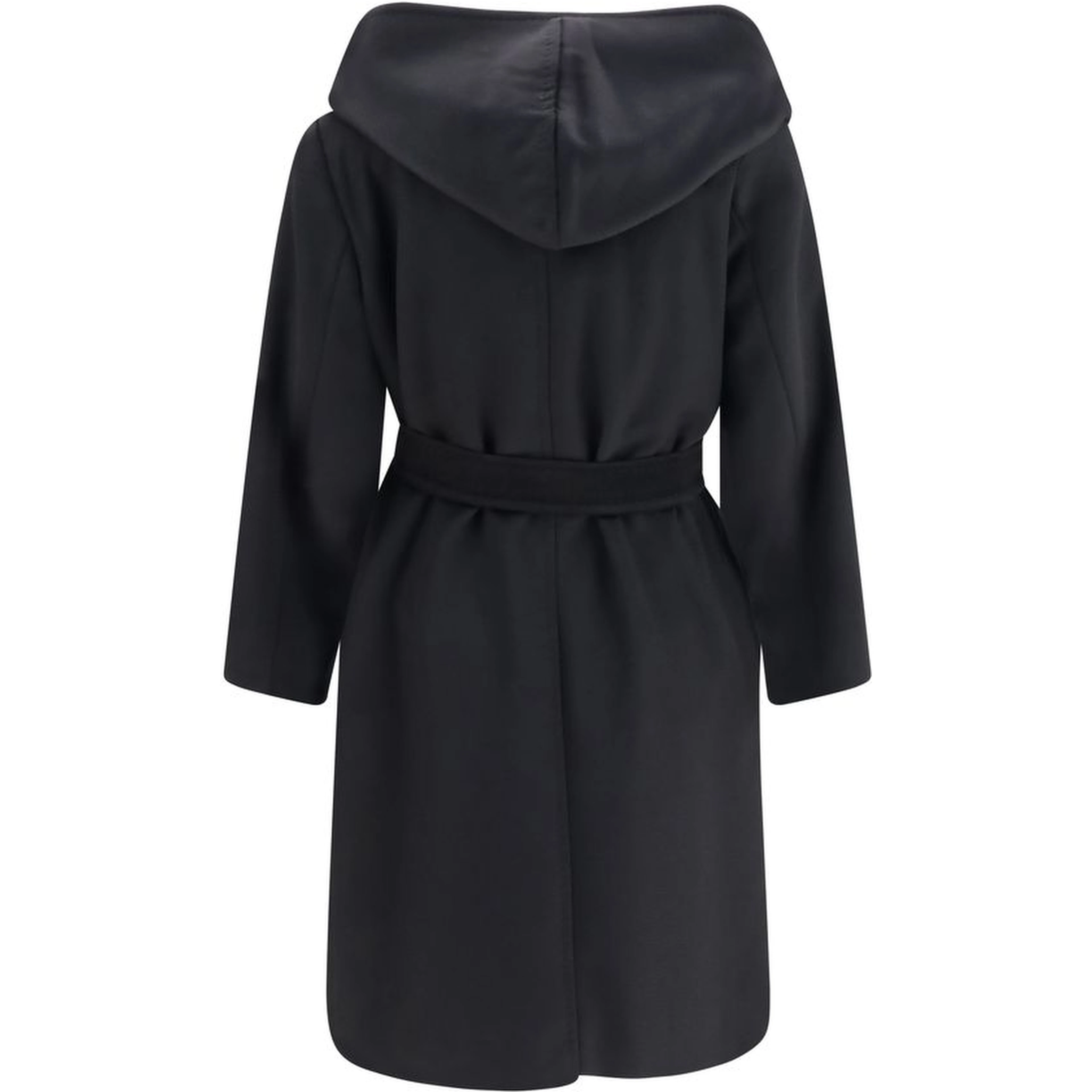 Black Wool Oves Aries Coat