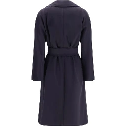 Blue Wool Oves Aries Coat