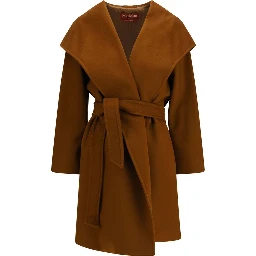 Brown Wool Oves Aries Coat