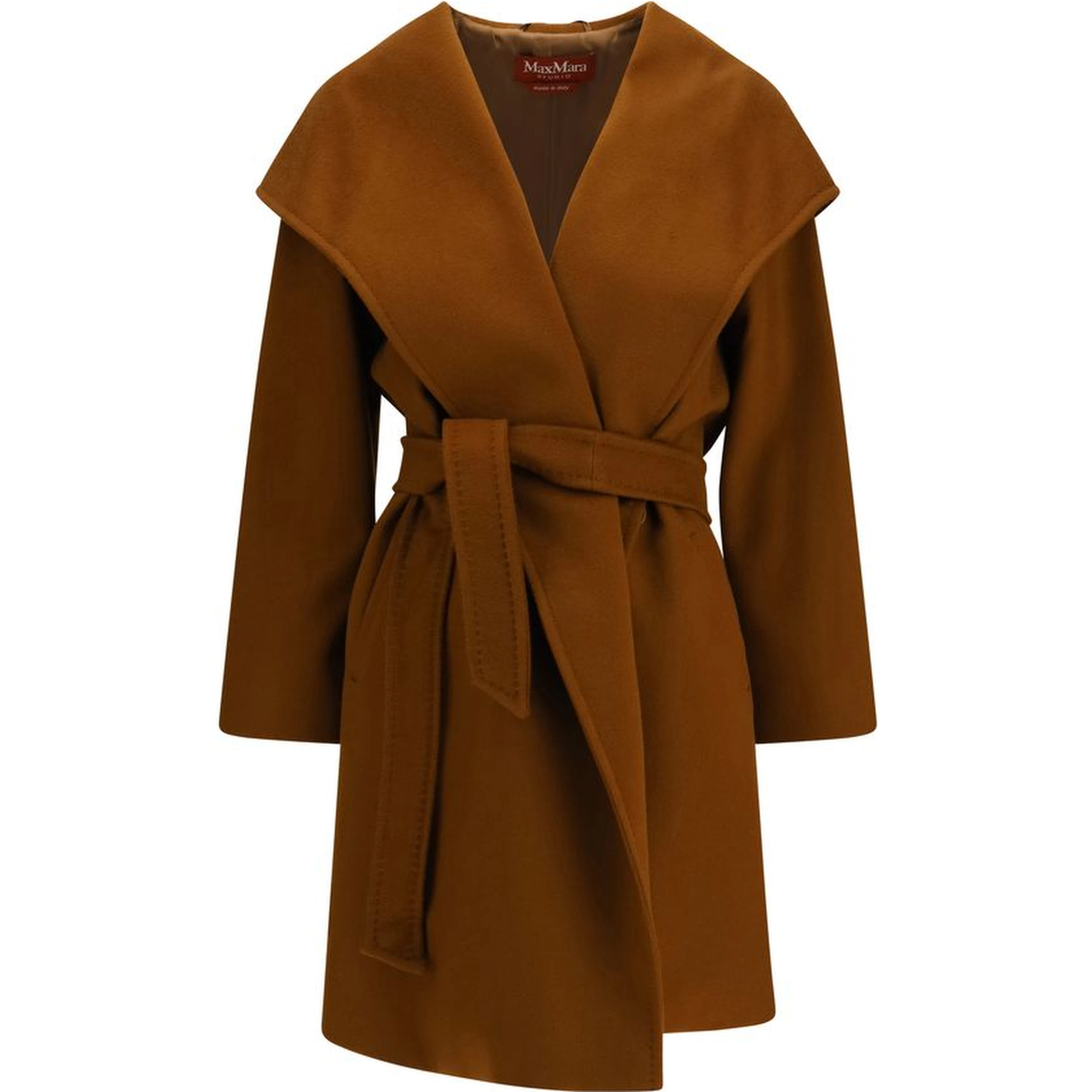 Brown Wool Oves Aries Coat