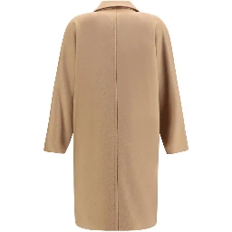 Beige Wool Oves Aries Coat