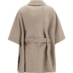 Beige Cashmere Coat