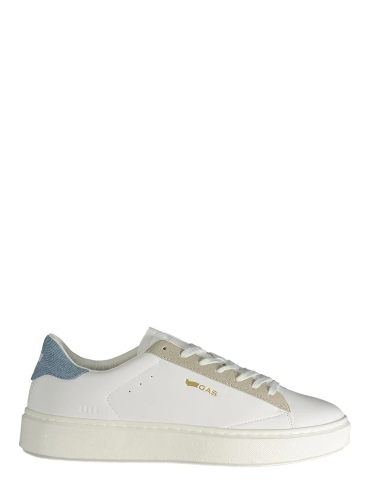 White Polyurethane Men's Sneaker