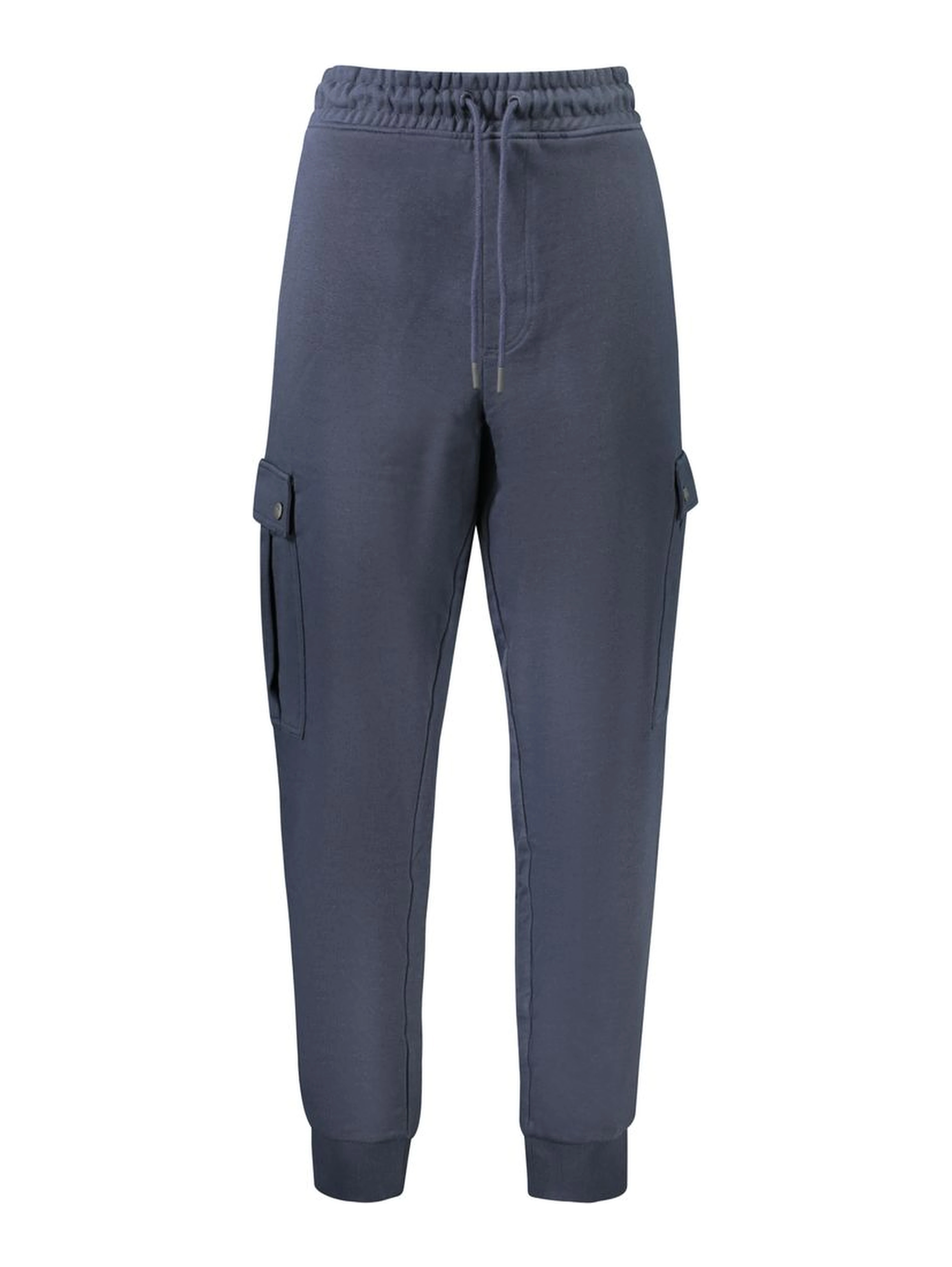 Blue Cotton Men's Trouser