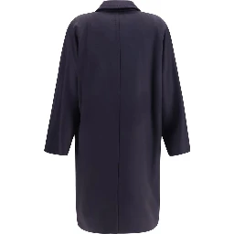 Blue Wool Oves Aries Coat