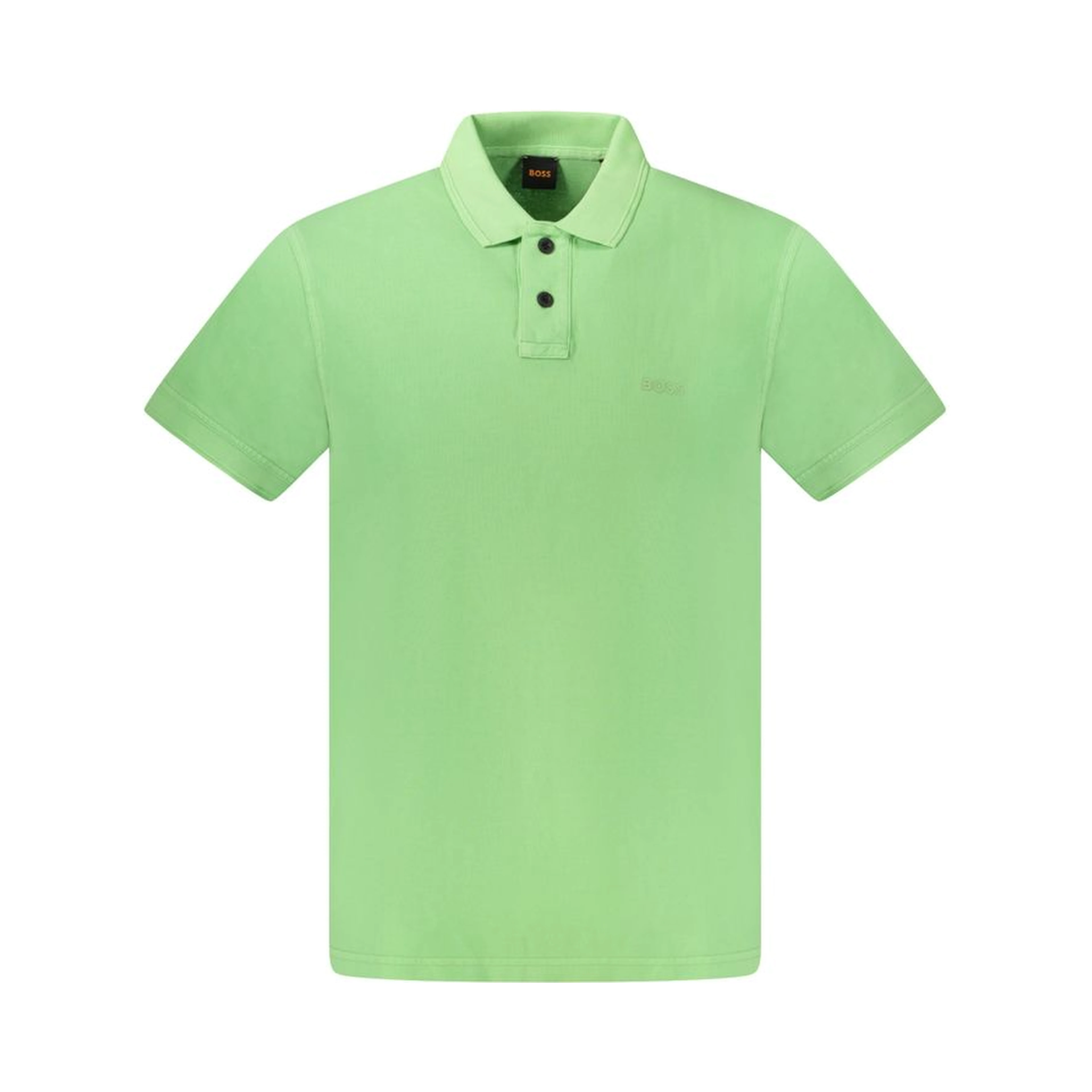 Green Cotton Men's Polo