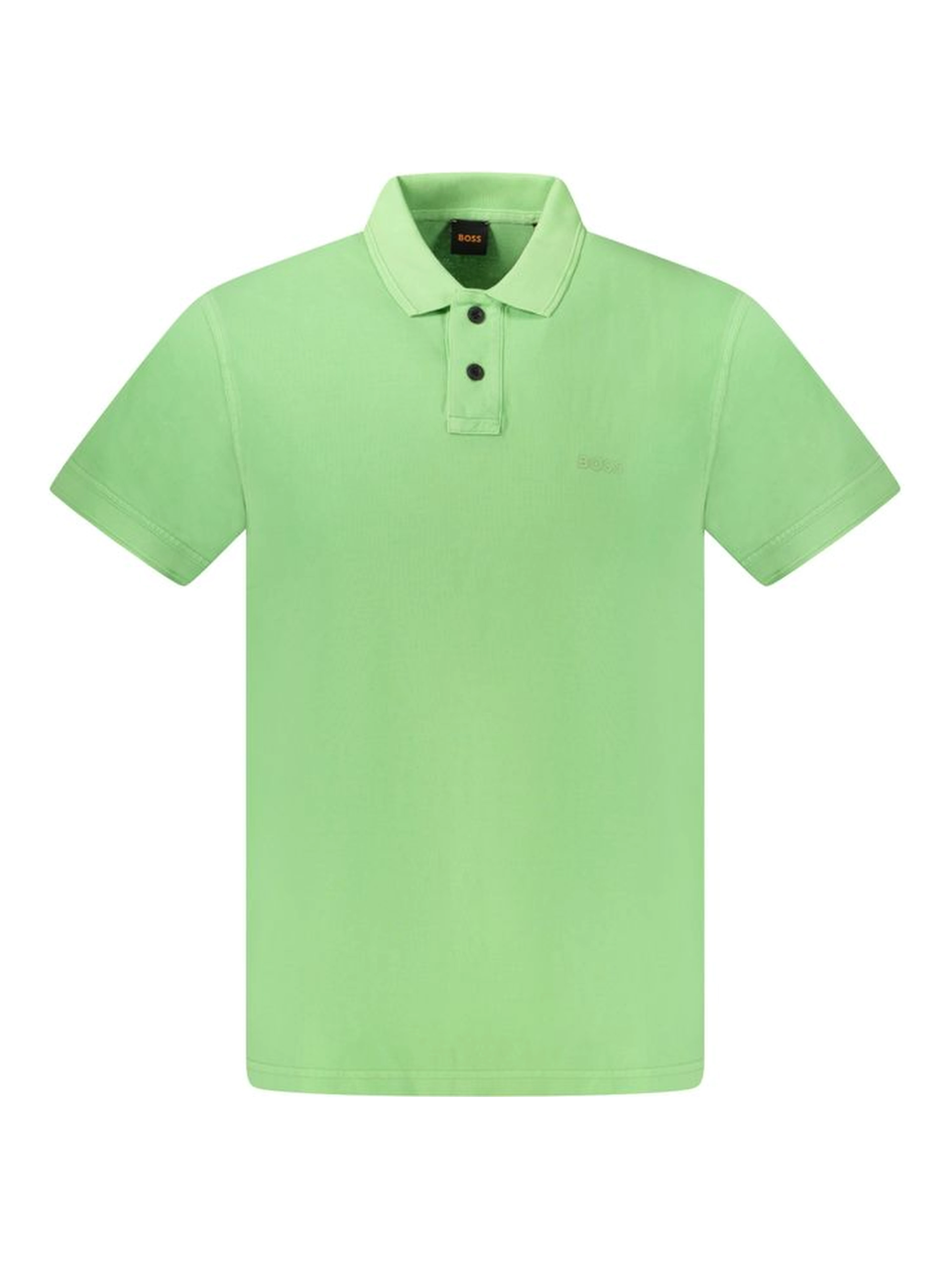Green Cotton Men's Polo
