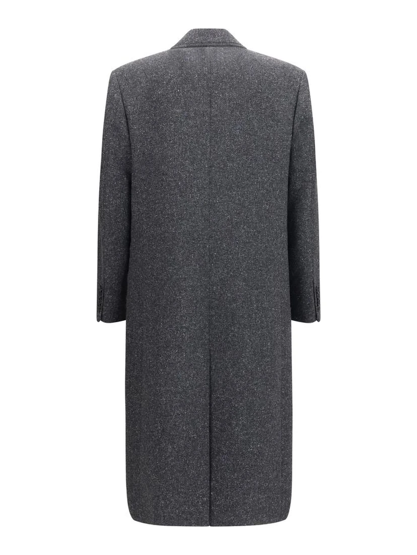Gray Wool Oves Aries Coat