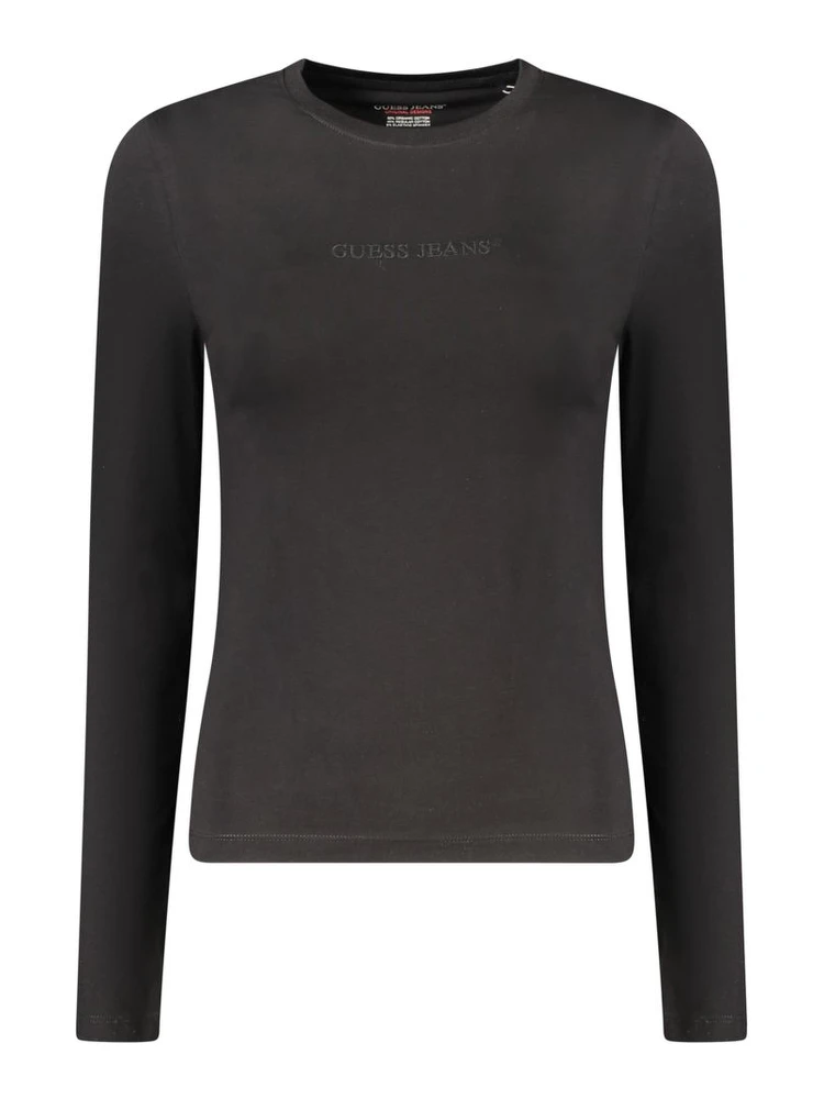 Black Cotton Women's T-Shirt