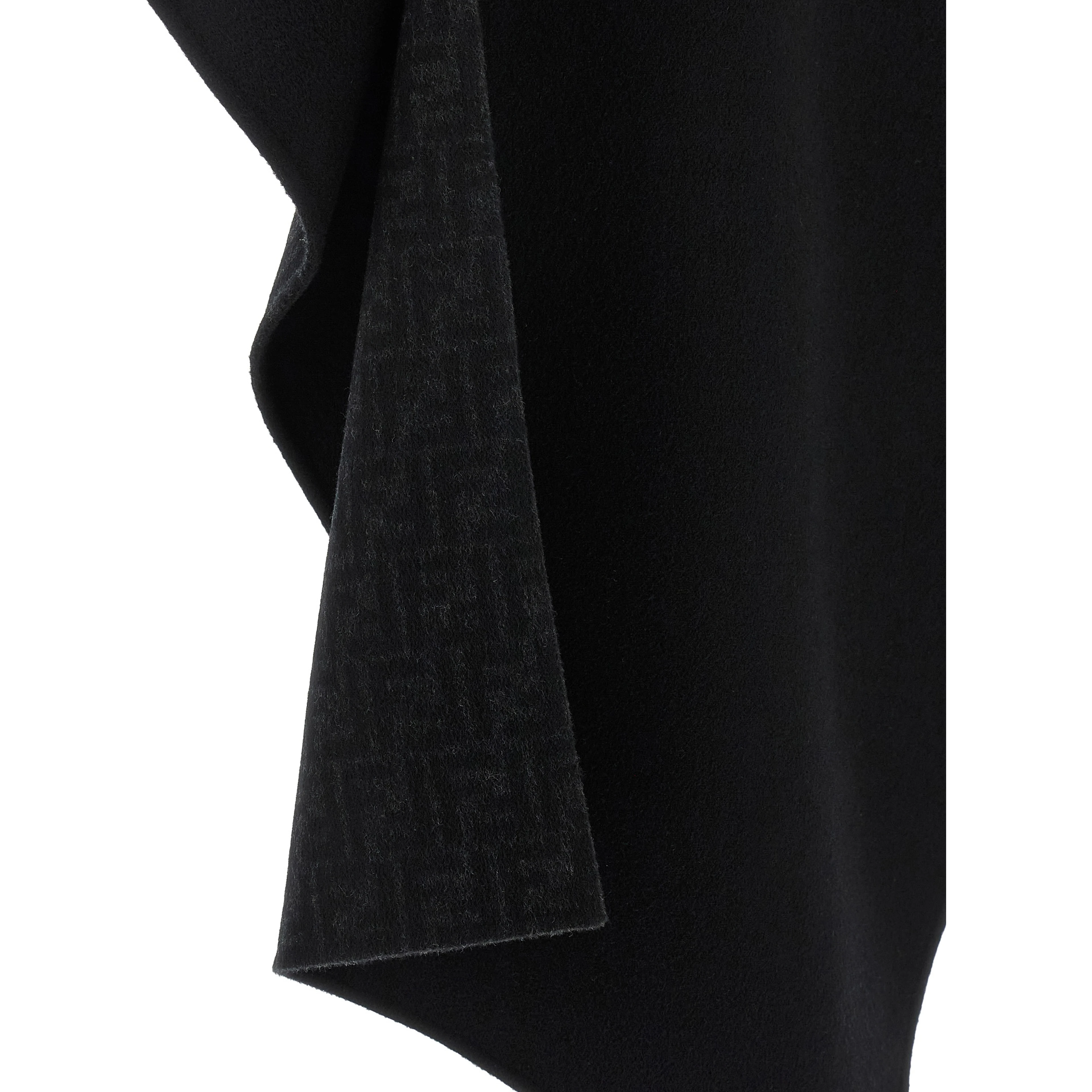 Black Virgin Wool Coat