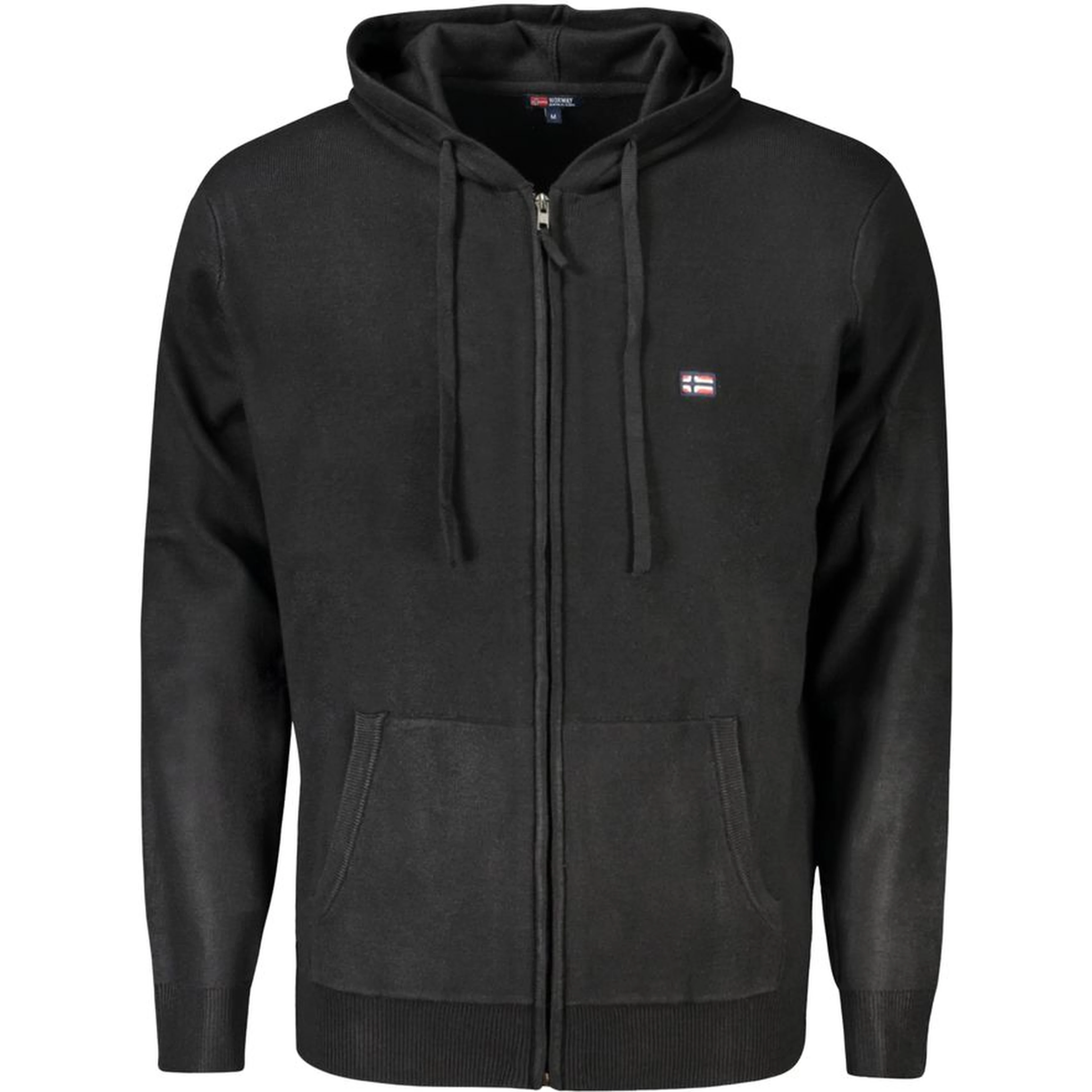 Black Polyamide Men Cardigan