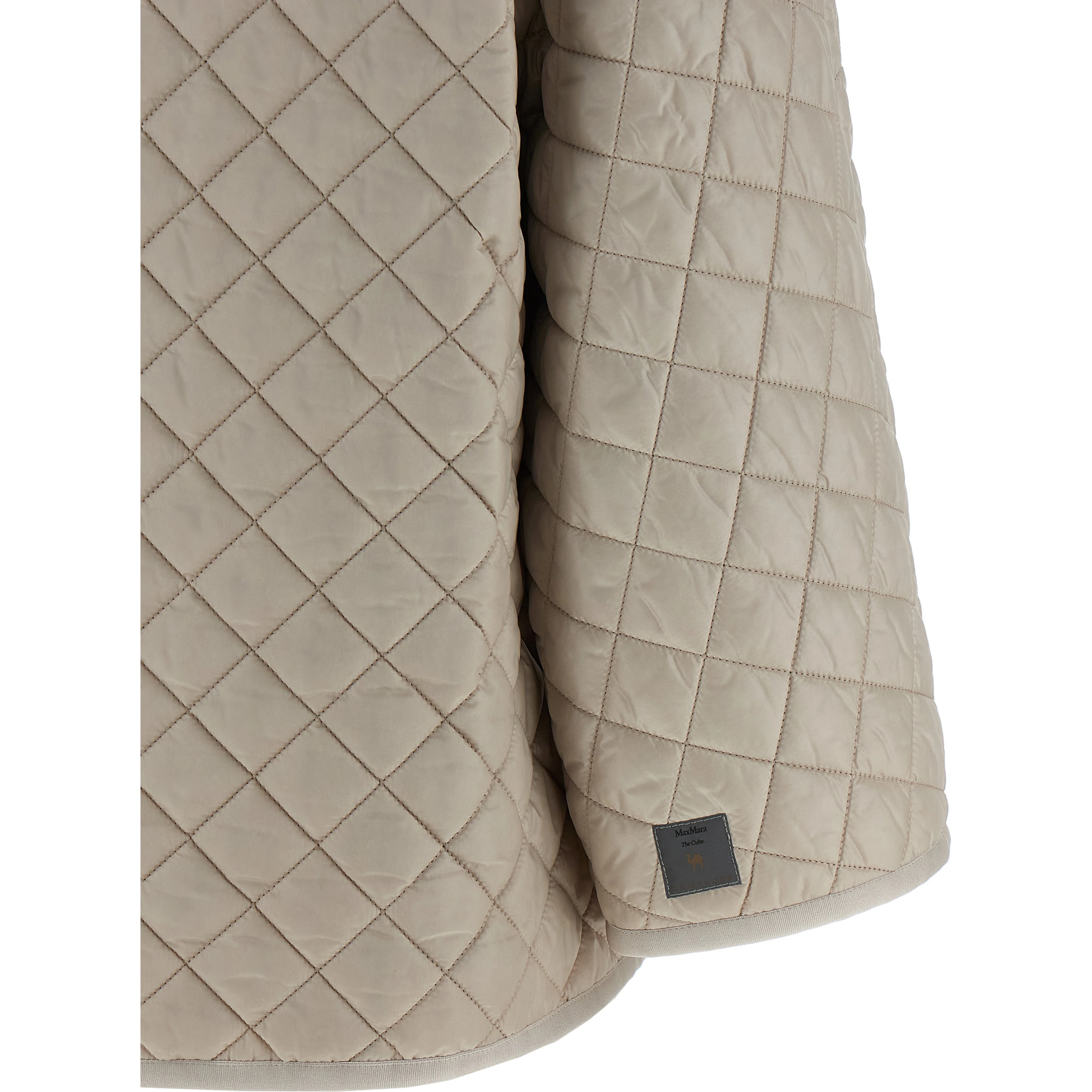 Gray Polyester Coat