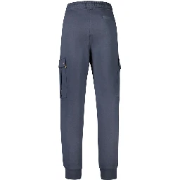 Blue Cotton Men's Trouser