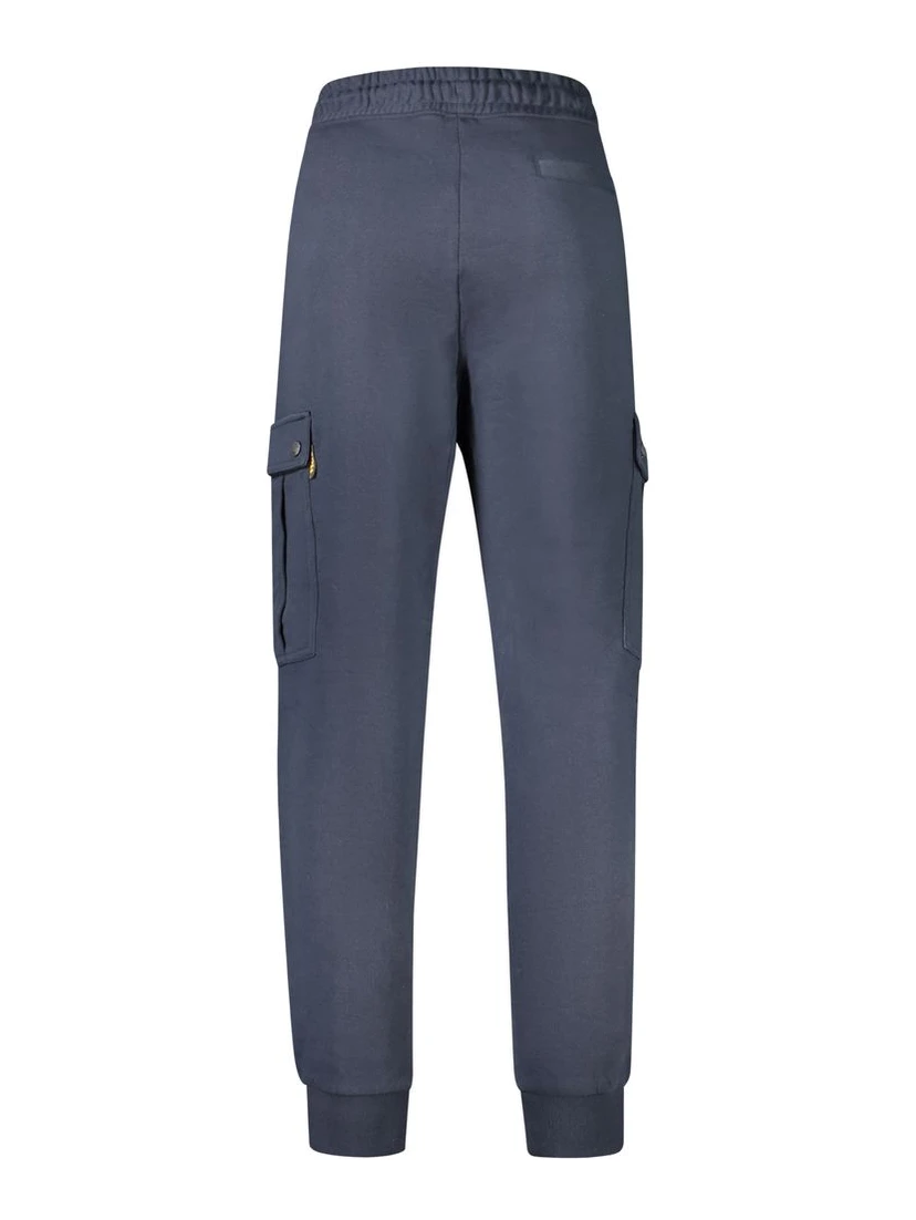 Blue Cotton Men's Trouser
