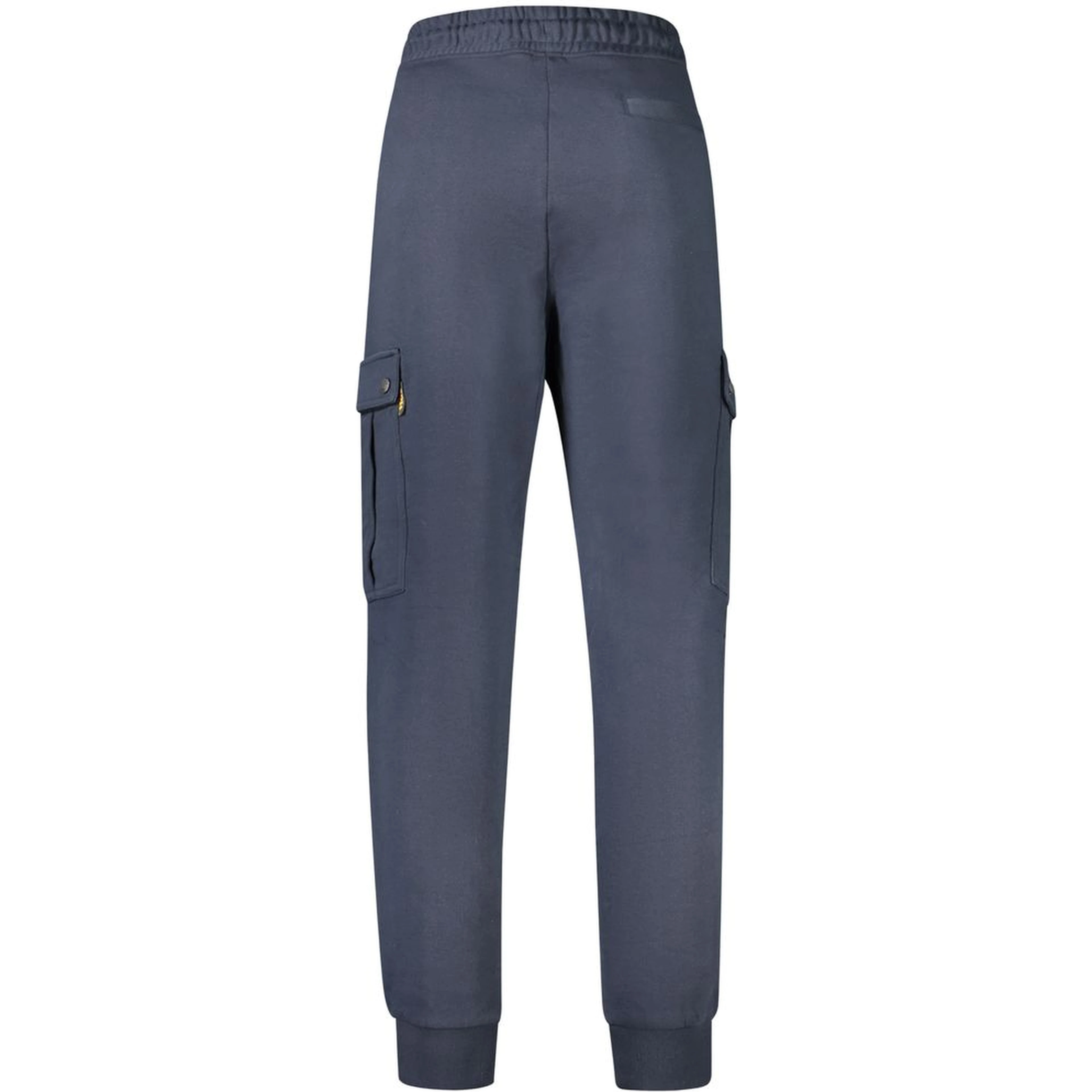 Blue Cotton Men's Trouser