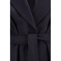 Blue Wool Oves Aries Coat