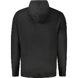 Black Polyamide Men Cardigan
