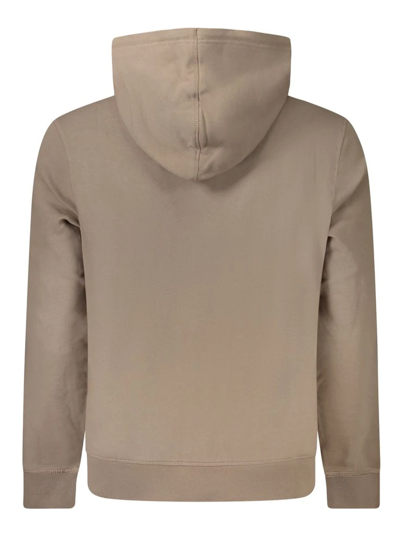 Brown Cotton Men's Sweatshirt