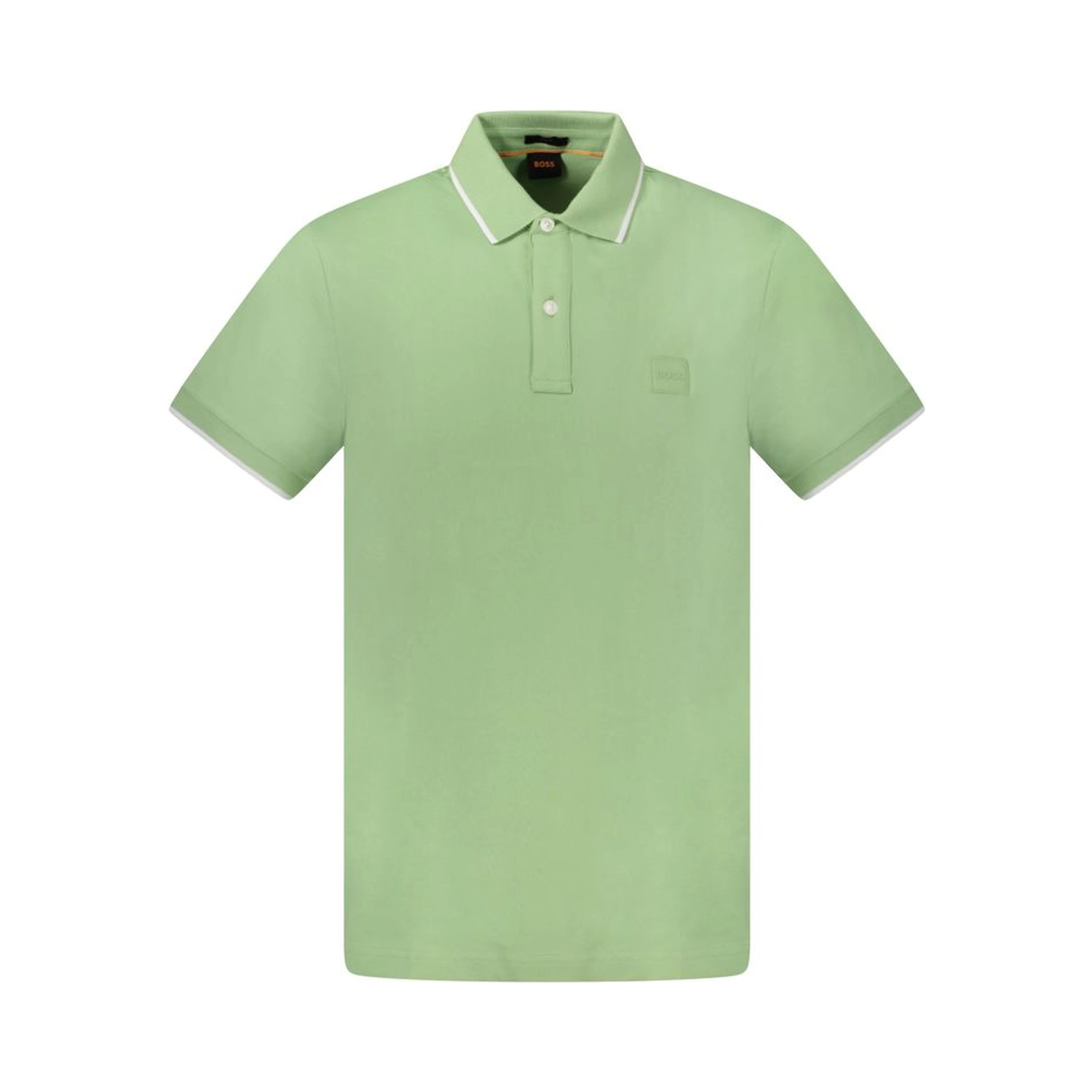 Green Cotton Men's Polo