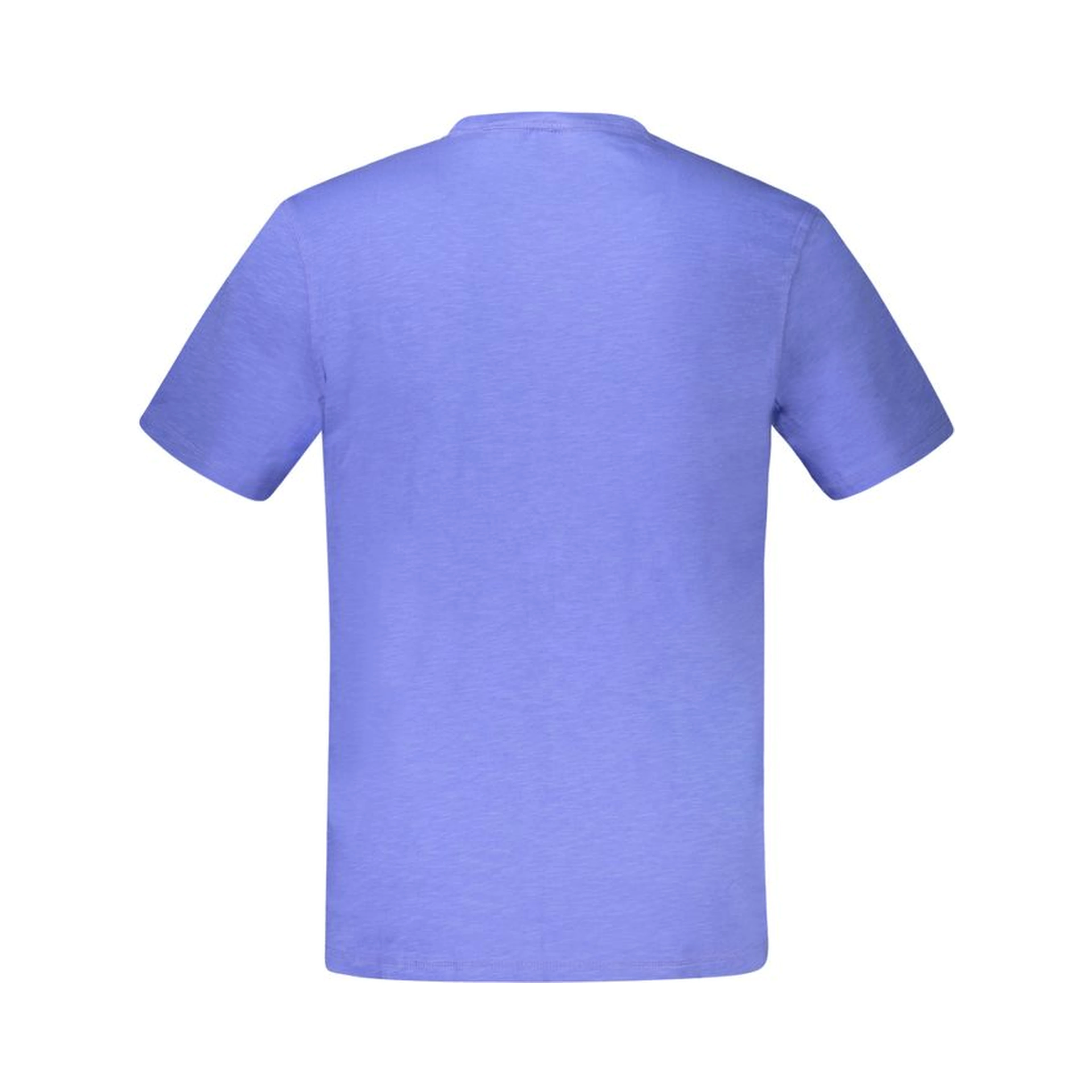 Blue Cotton Men's T-Shirt