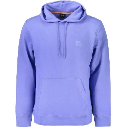 Blue Cotton Men's Sweatshirt