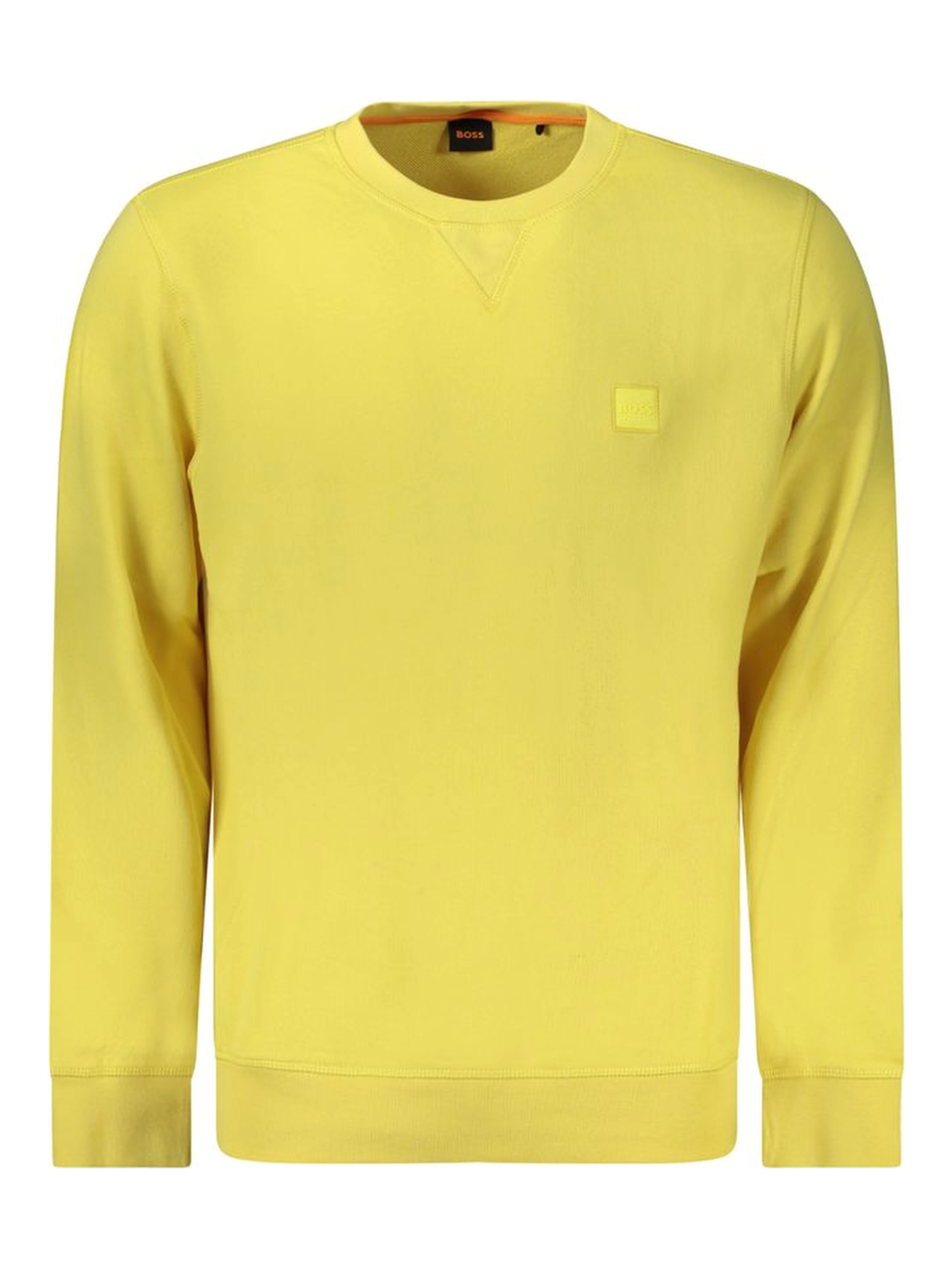 Yellow Cotton Men's Sweatshirt