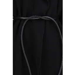Black Wool Oves Aries Coat
