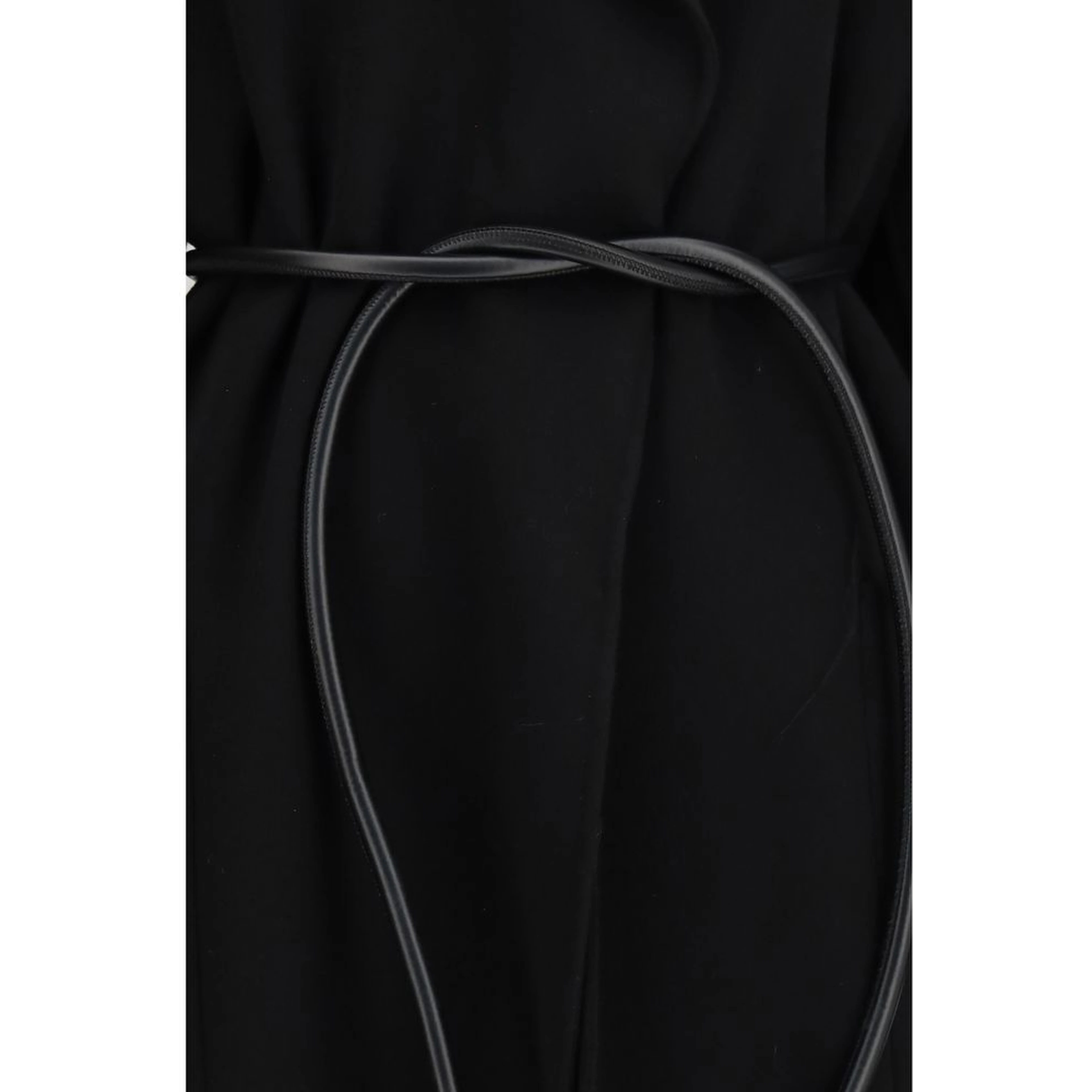 Black Wool Oves Aries Coat