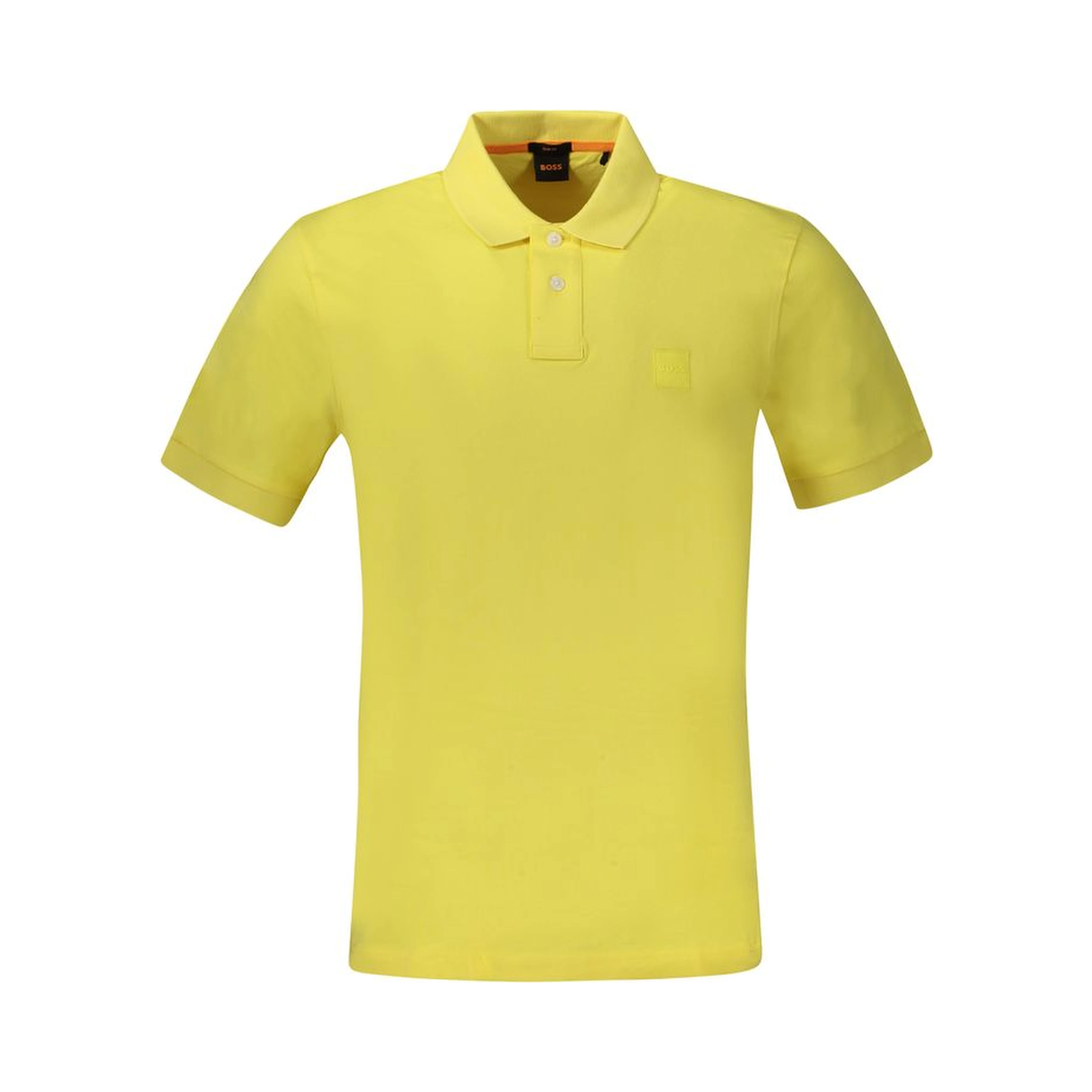 Yellow Cotton Men's Polo Shirt