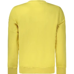 Yellow Cotton Men's Sweatshirt