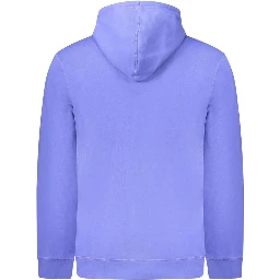 Blue Cotton Men's Sweatshirt