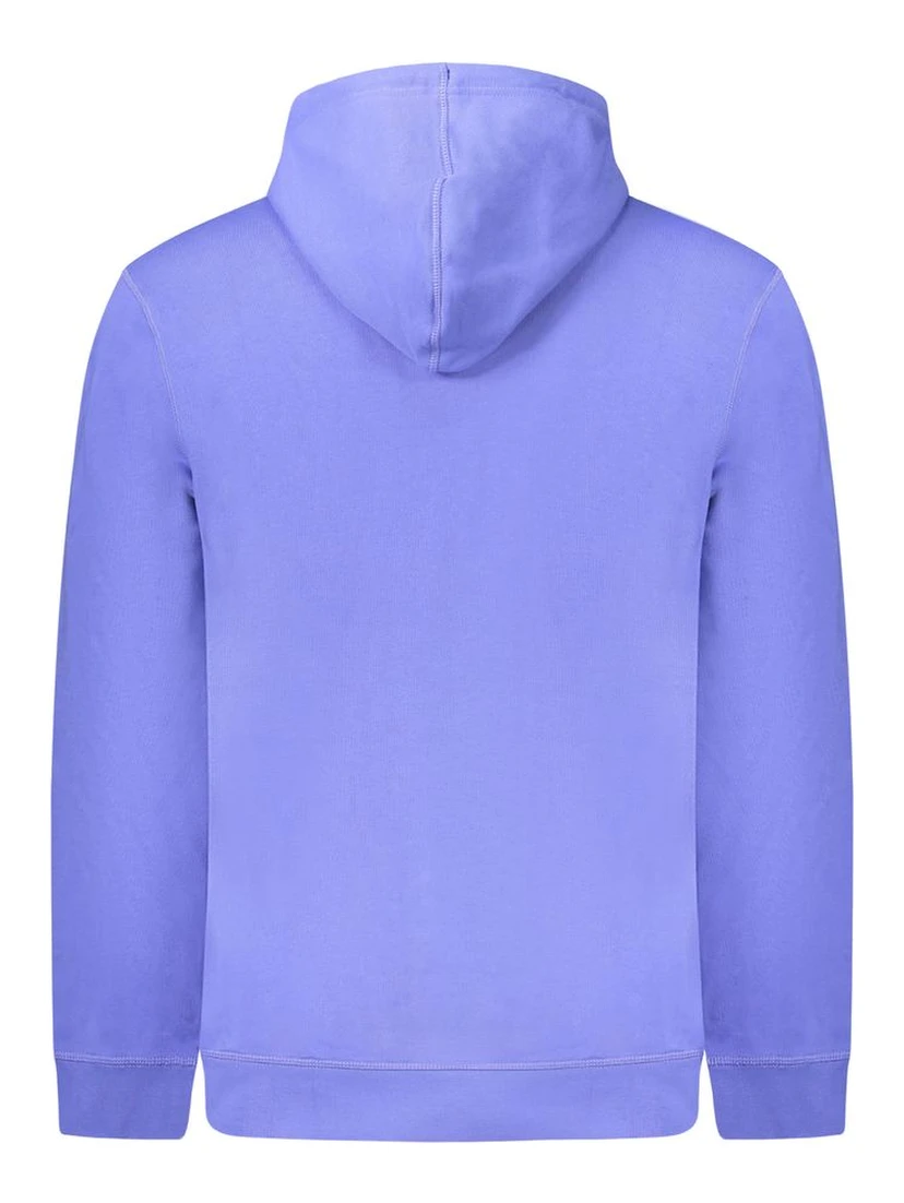 Blue Cotton Men's Sweatshirt