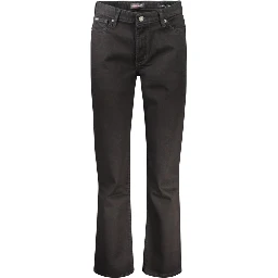 Black Cotton Women's Jeans