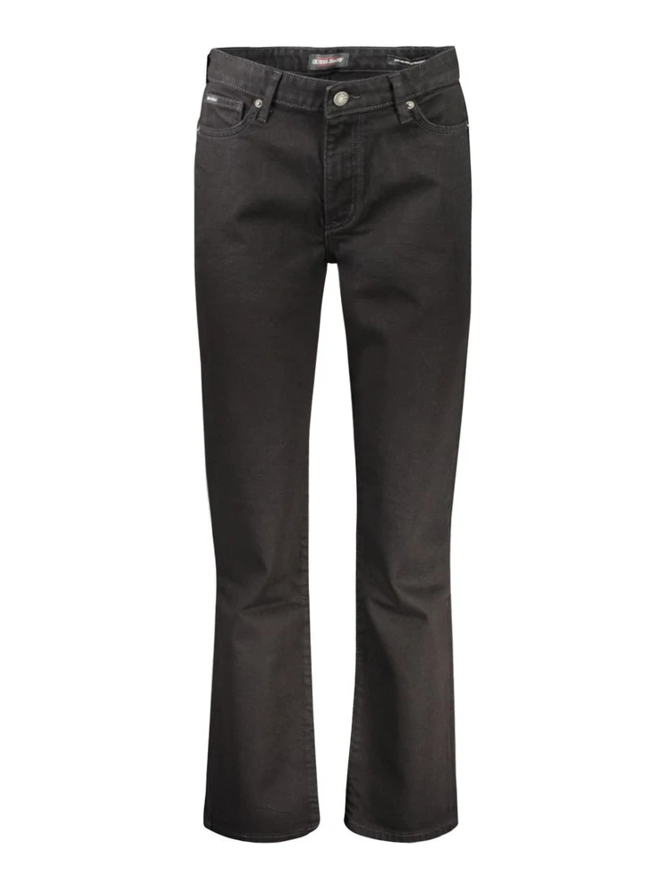 Black Cotton Women's Jeans