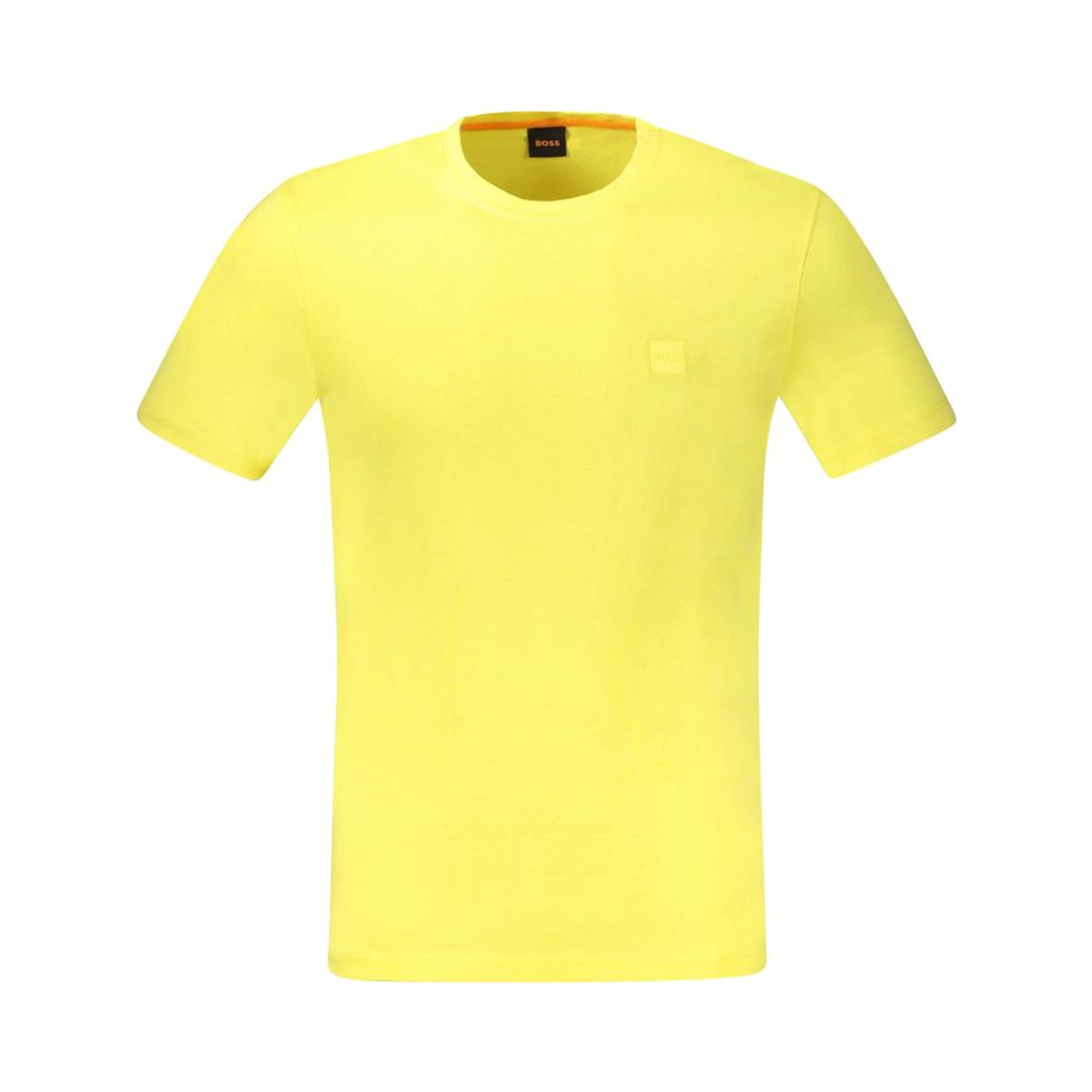 Yellow Cotton Men's T-Shirt