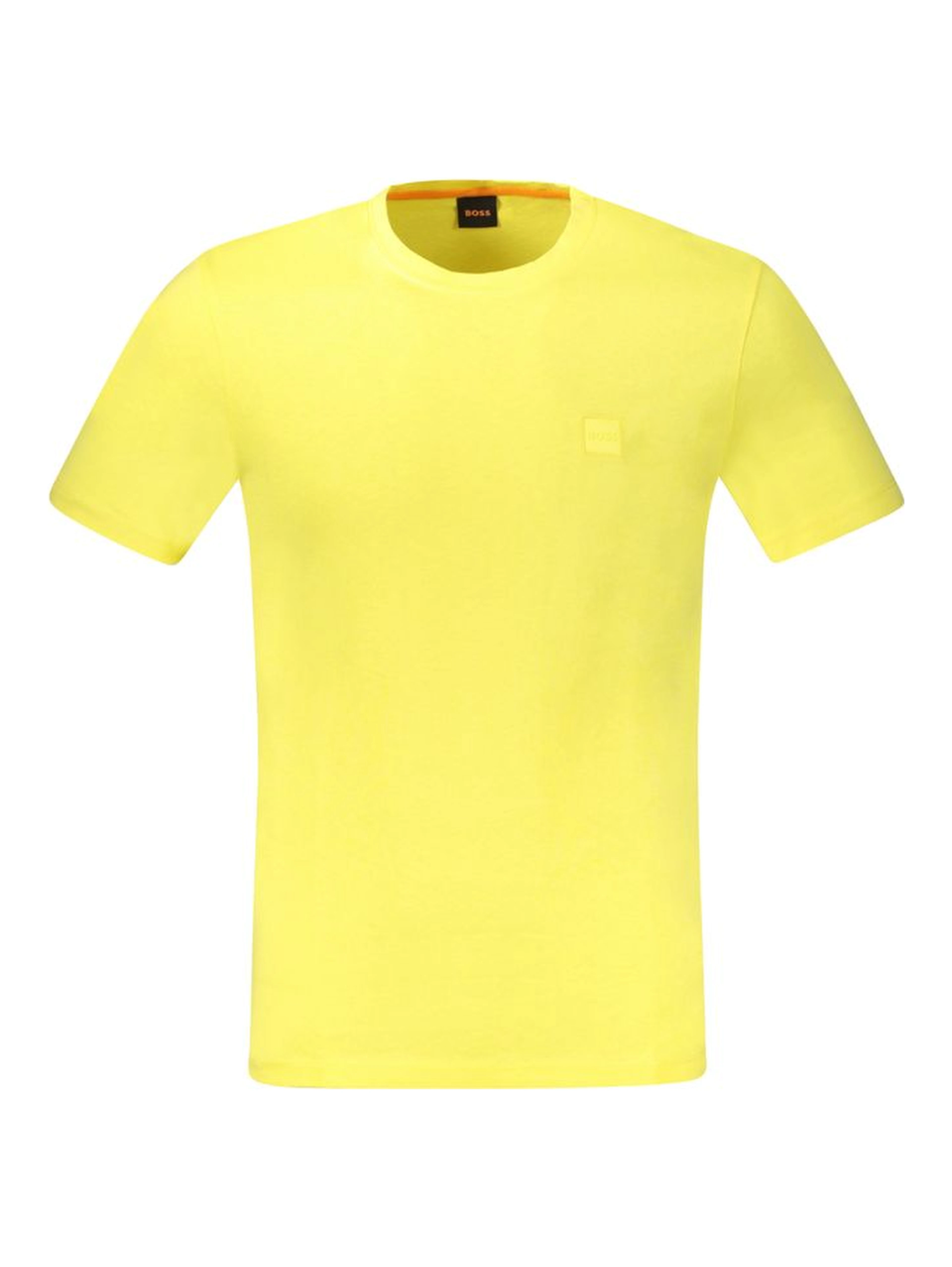 Yellow Cotton Men's T-Shirt