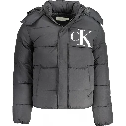 Black Nylon Men's Jacket